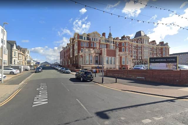 Posing as workmen in hi-viz jackets, the three men began digging up the pavement near the Imperial Hotel in Wilton Parade, Blackpool