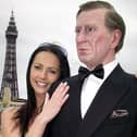This was in 2003 and Louis Tussauds waxworks had just finished their new Prince Charles model and decided to put him out in town. Donna Chitty persuades Charles onto the beach