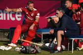 Graham Onions right is looking forward to Lancashire's Blackpool return on Wednesday Picture: Stu Forster/Getty Images