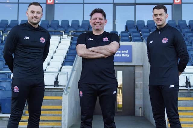 Nick Anderton (left) and Conrad Prendergast (right) have joined Chris Beech's coaching team at AFC Fylde Picture: AFC Fylde
