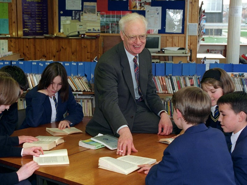 Hodgson High School headteacher John Bowers, 1997