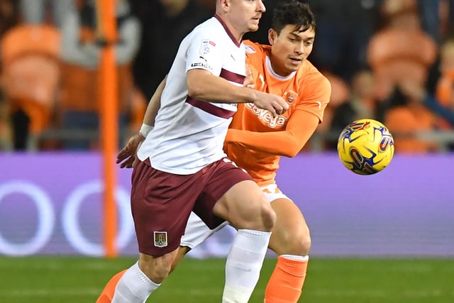 Blackpool's midfield couldn't really take control of proceedings at Bloomfield Road.
Kenny Dougall was solid enough and produced a good cross for Rhodes' goal.