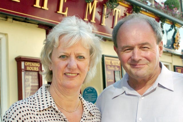 Susan and Philip Johnson of the Mitre pub, Blackpool had won a place in the Best Community pub finals in 2004