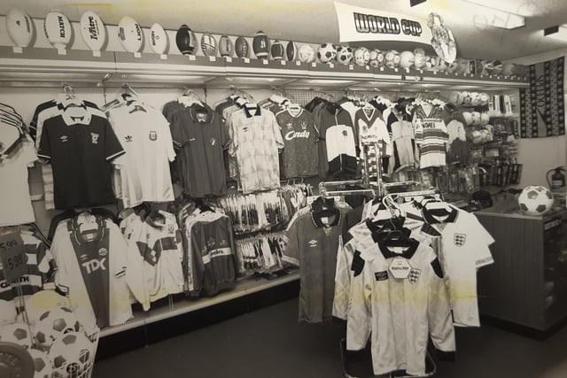 World Cup mania was about to break out in June 1990 and this was the scene inside Rawlcliffe's in Birley Street