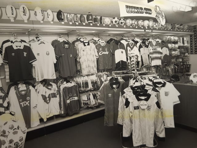 World Cup mania was about to break out in June 1990 and this was the scene inside Rawlcliffe's in Birley Street