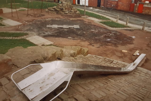 Ibbison Court Playground in 1994. It looks like it had undergone a revamp