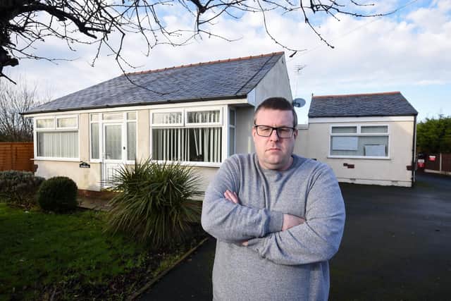 Michael Waine says he is being evicted unfairly from his house