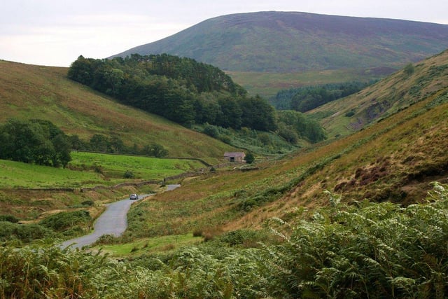 The Trough of Bowland is a valley and high pass in the Forest of Bowland Area of Outstanding Natural Beauty, Lancashire. The pass, reaching 968 ft above sea level at the head of the valley, links to Wyresdale, dividing the upland core of Bowland into two main blocks