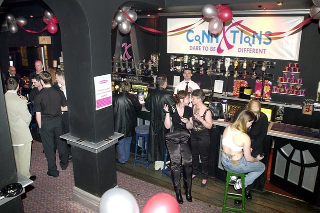 The former Cow Bar and Hello Dollies on Cookson Street had re-opened under ConnXtions in 2002. This was the opening night