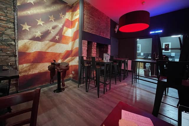 Inside the new bar
