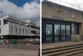 Left: Preston Magistrate's Court. Right: Blackpool Magistrate's Court.