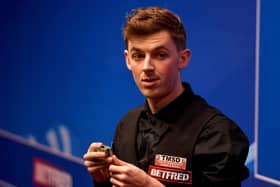 James Cahill came through his first Q School qualifier in Leicester on Tuesday morning Picture: George Wood/Getty Images