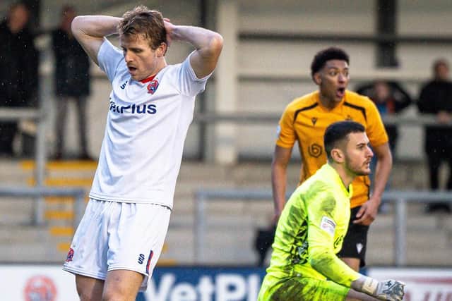 AFC Fylde lost to Southport in the FA Trophy Photo: Steve McLellan