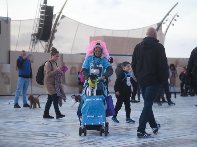 A pooch push for a good cause