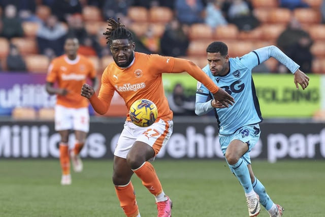 Kylian Kouassi started Blackpool's last away game against Stevenage, and featured off the bench against Oxford at Bloomfield Road, as he continues to build fitness following a spell on the sidelines.