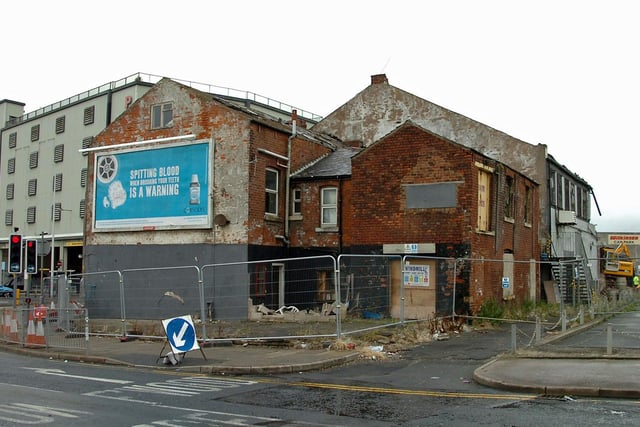 Demolition underway at the area between Cookson Street and Talbot Rd - including The Tache nightclub in 2012