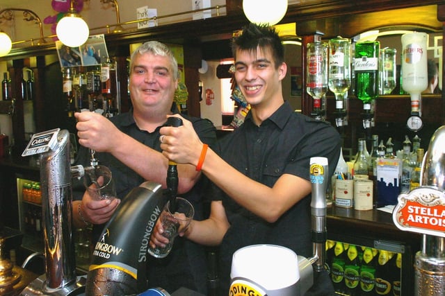 Stephen Howard (left) and Jason Brennan at the Jolly Sailor