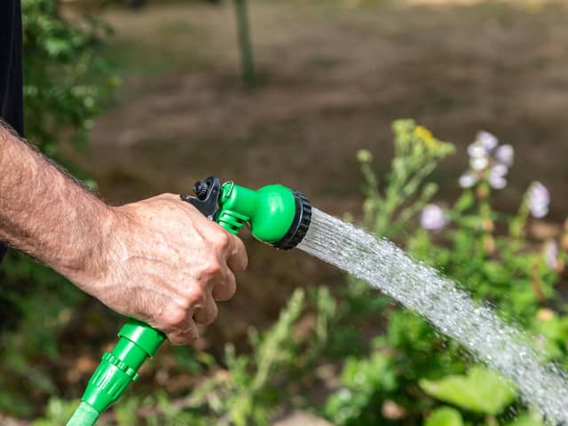 Anyone flouting a hosepipe ban could face a fine of up to £1,000 and prosecution