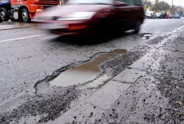 Filling potholes in winter can prove a challenge when conditions are wet and cold