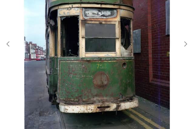 Tram 143 prior to its restoration - picture by John Woodman
