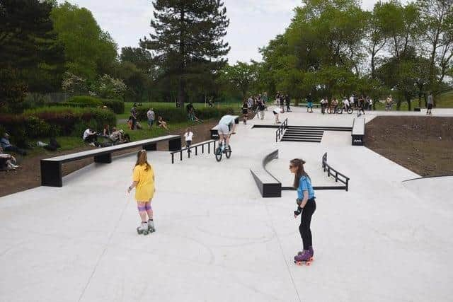 The Stanley Park skate park