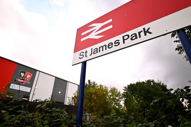 St James Park can hold 8,830 people.