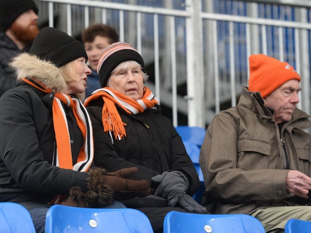 Seasiders supporters at the Memorial Stadium.