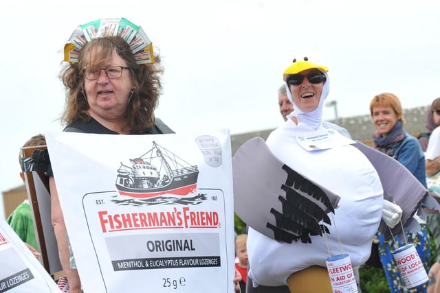 People lined the streets to watch the parade of floats and fancy dress at the Fleetwood Carnival 2022.