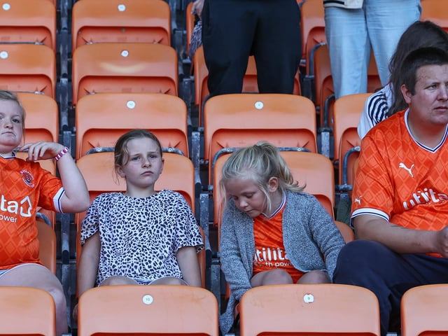Seasiders supporters showed their support in the sun for Richard Keogh's side.