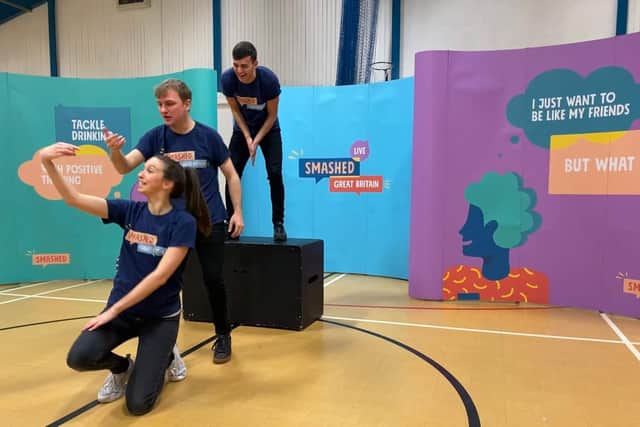 Smashed, the underage drinking drama and workshop production, came to Fleetwood High School