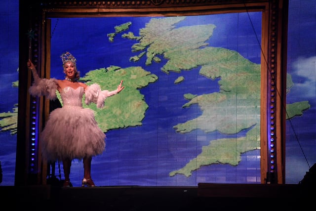 A sprinkling of sparkle mixed with gusts of magic dust from the Fairy Godmother performed by ITV’s weather presenter Emma Jesson