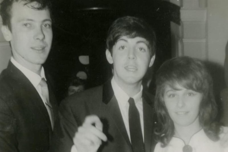 Paul McCartney in 1963 - who is he with? Picture: Tracks.co.uk