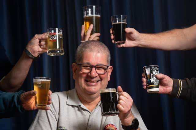 Rick Pickup from Blackpool, Fylde and Wyre CAMRA at the 40th Fleetwood Beer Festival