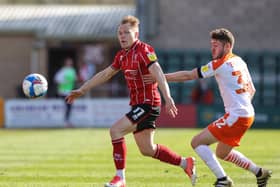 Scully in action against the Seasiders during the 2020/21 season