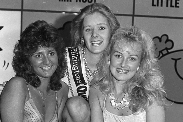 These three beauties proved to be the winning combination in the Queen of the Lights pageant