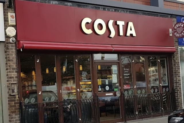 Rated 5: Costa Coffee at 331 Clifton Drive South, Lytham St Annes; rated on September 15