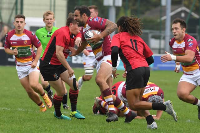 Fylde defeated Blaydon at the Woodlands on Saturday Picture: Neil Cross