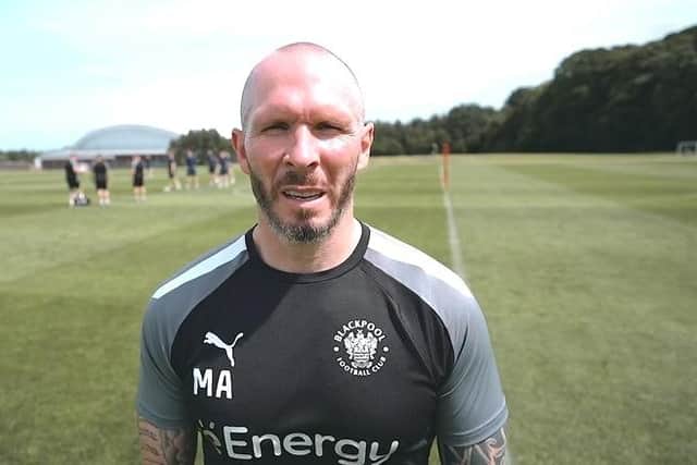 Michael Appleton provided an update to the club's Tangerine TV service