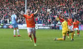 Shayne Lavery scored Blackpool's goal in the New Year's Day draw against Sunderland