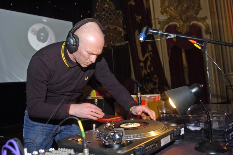 DJ Sean Chapman kept the music flowing at Northern Soul event in 2012