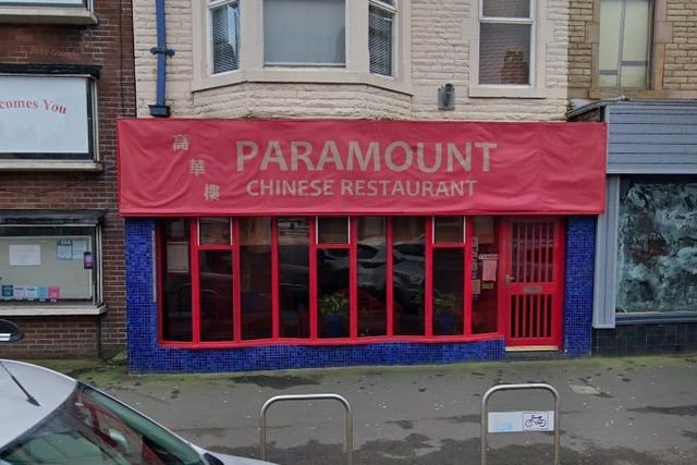 Paramount Chinese | Restaurant/Cafe/Canteen | 77 Highfield Road, Blackpool FY4 2JE | Rated: 1 star | Inspected: November 4, 2021