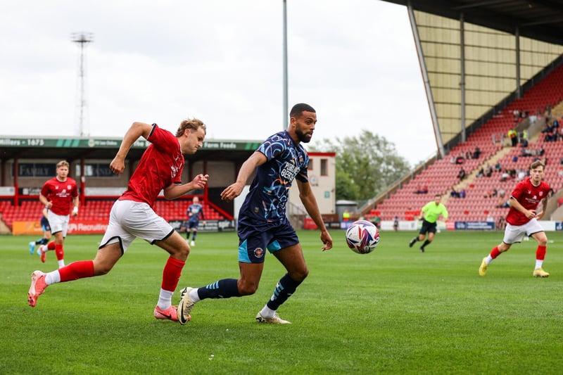 With Jordan Lawrence-Gabriel missing the final game of pre-season due to a minor football injury, the staring right wing-back role could very much belong to CJ Hamilton on the opening weekend of the season.