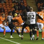 Blackpool claimed a 2-1 win over Morecambe