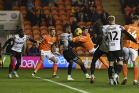 Blackpool claimed a 2-1 win over Morecambe