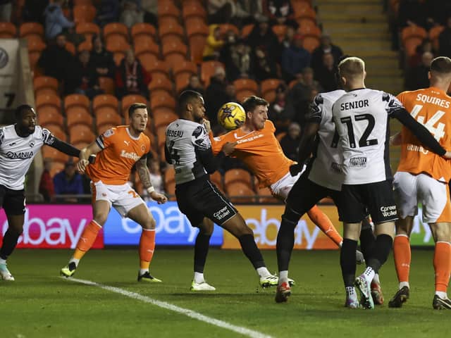Blackpool claimed a 2-1 win over Morecambe