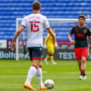 Fleetwood Town midfielder Callum Camps during the final game of the season against Bolton Wanderers.