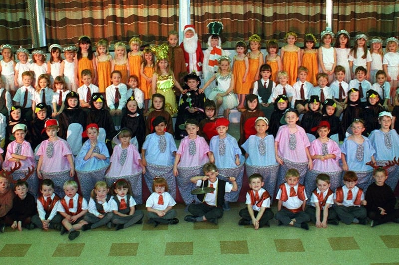 Children from Ansdell CP Infants School in 1997