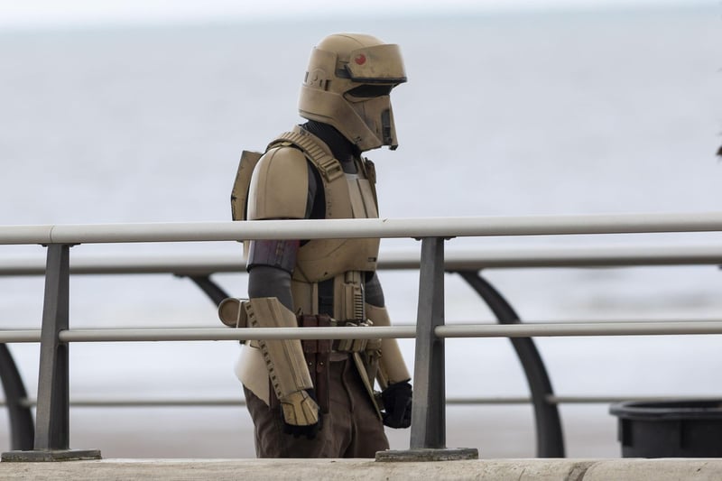 It's not every day you see a Stormtrooper strolling along Cleveleys seafront but this was when Star Wars descended on the coast to film the Star Wars series Andor. It starred Diego Luna who played Cassian Andor which was partly filmed in Cleveleys. Rating 8.4