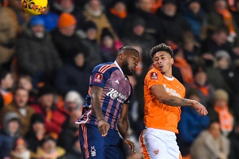 Blackpool took on Nottingham Forest for a place in the FA Cup fourth round.