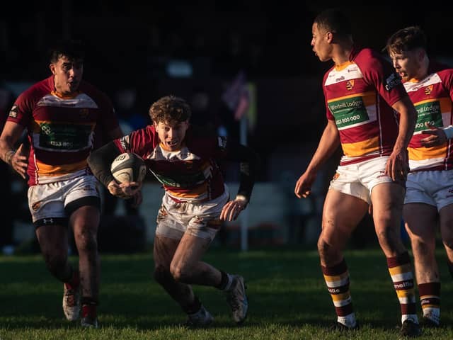 Sam Carleton was among the Fylde tryscorers in their win against Hull on Saturday Picture: Daniel Martino